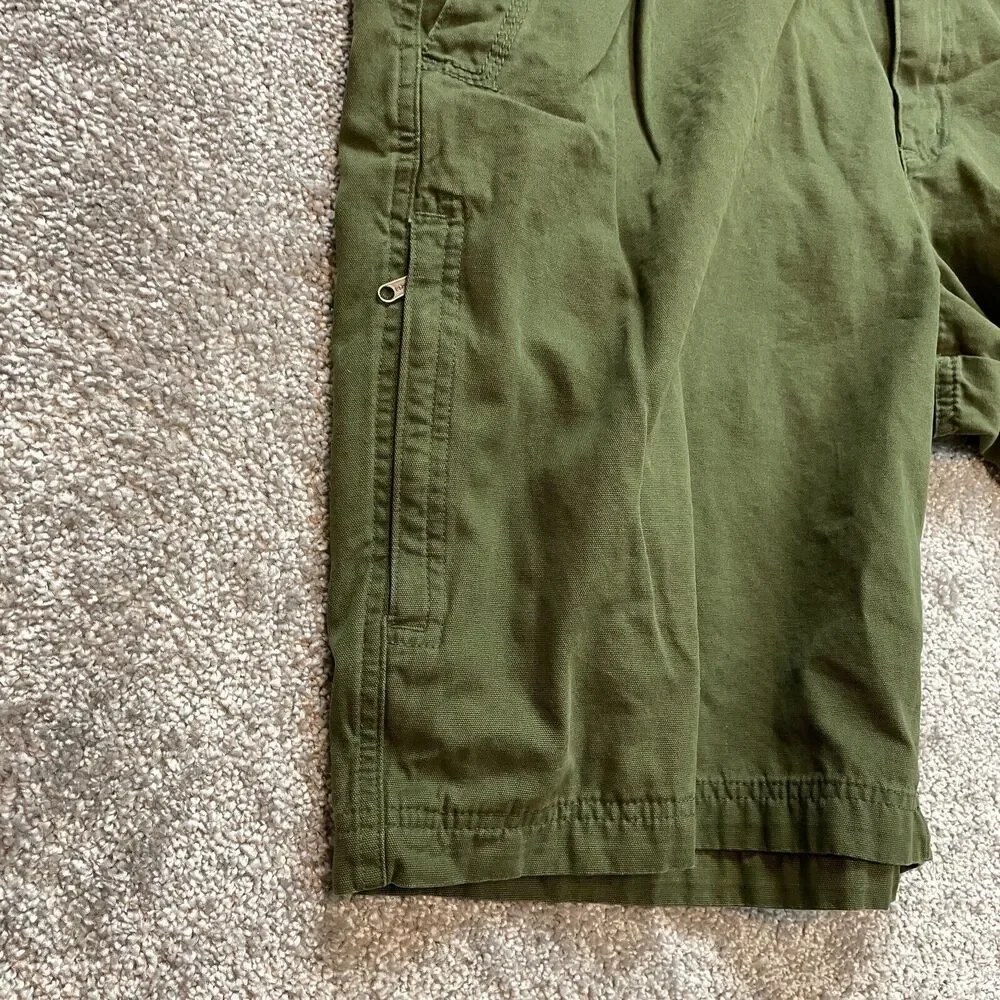 Columbia Chino Shorts Mens 38 Green Cotton Outdoor hiking Adult 11